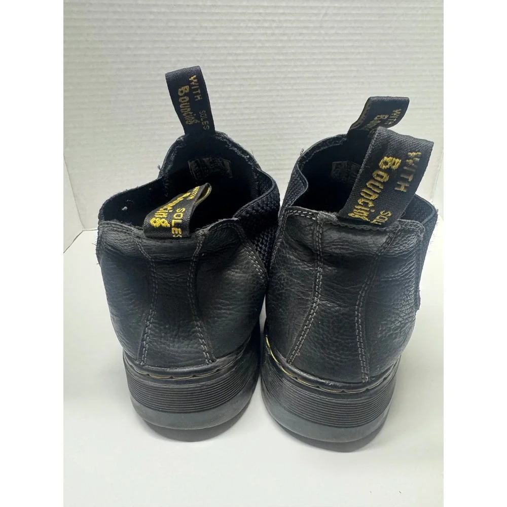 Dr. Martens Ardie Black Leather Chelsea Work Boots Slip Resistant Mens 11‎